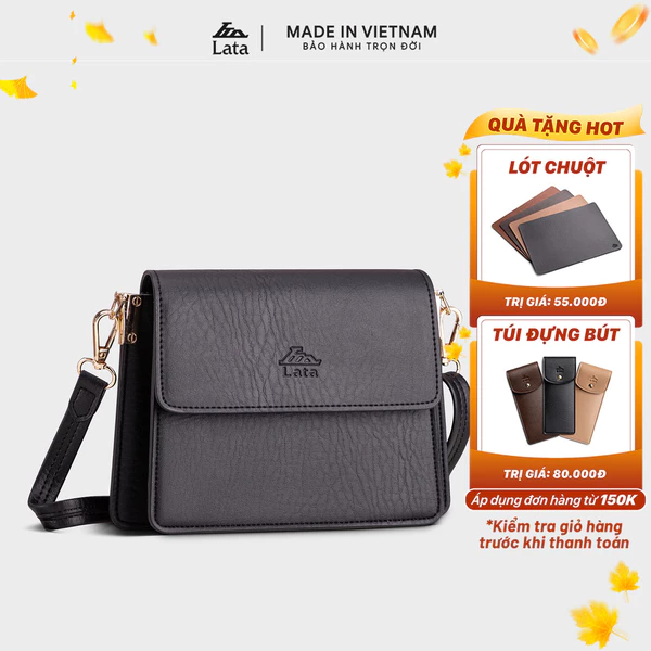 Túi Lata (Thời trang nữ đi chơi cỡ trung - Túi đeo chéo da HN88)