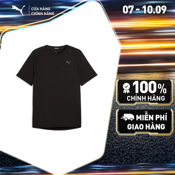Áo Thun Tập Luyện PUMA Nam M PWRMODE TEE Black Màu Đen