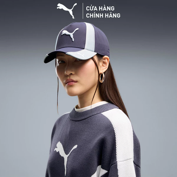 Nón Thể Thao PUMA Unisex Grid HP BB Cap Inky Depths Màu Xám