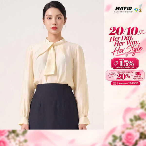 Áo Sơ mi nữ dài tay GrusZ mã 010226016GZ