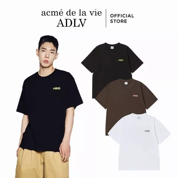 Áo Thun ADLV Blur Rabbit dáng oversized màu đen/trắng/nâu đậm - Hàng chính hãng