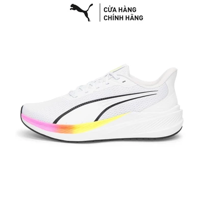 Giày Chạy Bộ PUMA Unisex Dasher Lite White-Poison Pink Màu Trắng