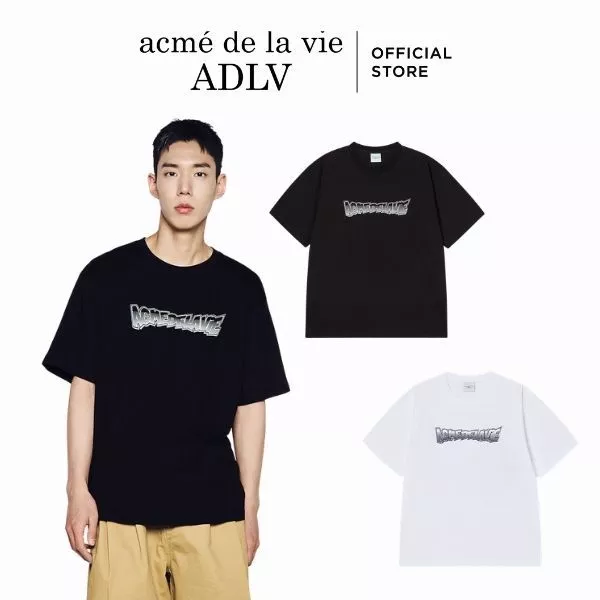 Áo Thun ADLV Cosmic Villain dáng oversized màu đen/trắng - Hàng chính hãng