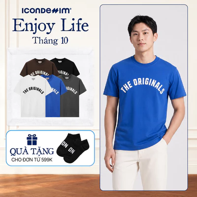 Áo Thun Nam ICONDENIM Arch Form Regular ATID0733