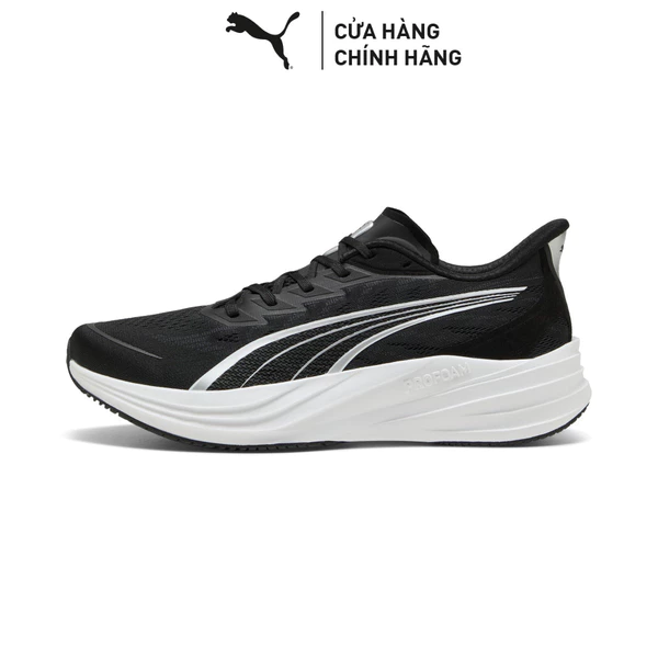 Giày Chạy Bộ PUMA Unisex Darter Pro 2 Black-Silver-White Màu Đen