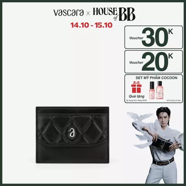Vascara Card Holder May Chần Hình Thoi - WAL 0331