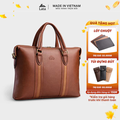 Cặp Công Sở Lata (Thời trang nam basic - Cặp da CA14)