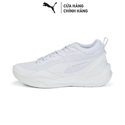 Giày Thời Trang PUMA Unisex Playmaker Core White-Gray Violet Màu Trắng