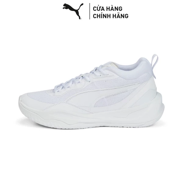 Giày Thời Trang PUMA Unisex Playmaker Core White-Gray Violet Màu Trắng
