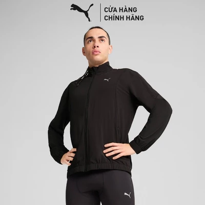 Áo Khoác Thể Thao PUMA Nam Run Velocity Woven Black Màu Đen