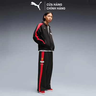 Quần Dài Thể Thao PUMA Nam Ferrari T7 Track Pant Black Màu Đen