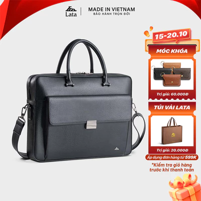 Cặp Công Sở Lata (Thời trang nam basic - Cặp da CA36)