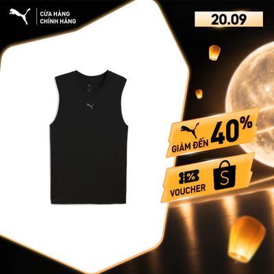 Áo Thun Tập Luyện PUMA Nam M CLOUDSPUN TANK Black Màu Đen