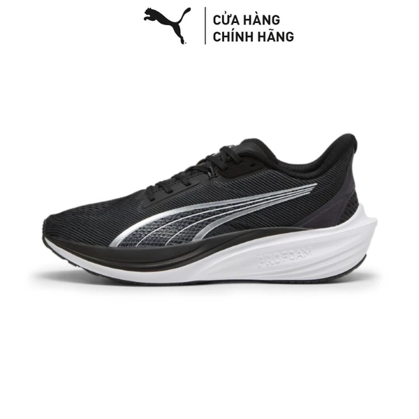 Giày Chạy Bộ PUMA Unisex Darter Pro Black- White Màu Đen