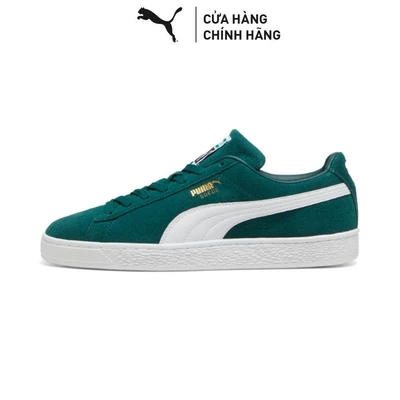 Giày Thời Trang PUMA Unisex Suede Classic Màu Xanh Lá