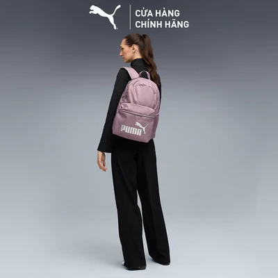 Balo Thời Trang PUMA Unisex PHASE Backpack Plum Jam-Silver Màu Tím