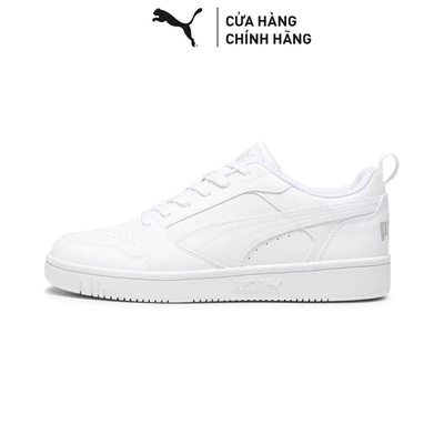 Giày Thể Thao PUMA Unisex Rebound v6 Low White-Cool Light Gray Màu Trắng