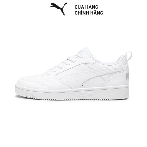 Giày Thể Thao PUMA Unisex Rebound v6 Low White-Cool Light Gray Màu Trắng