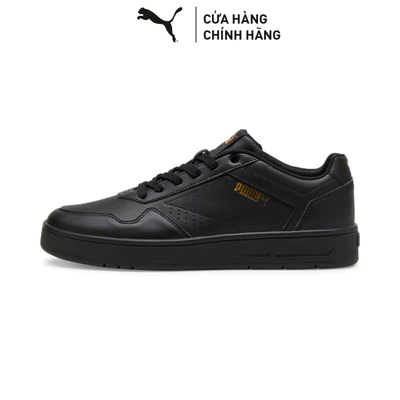 Giày Thể Thao PUMA Unisex Court Classic Black-Gold Màu Đen