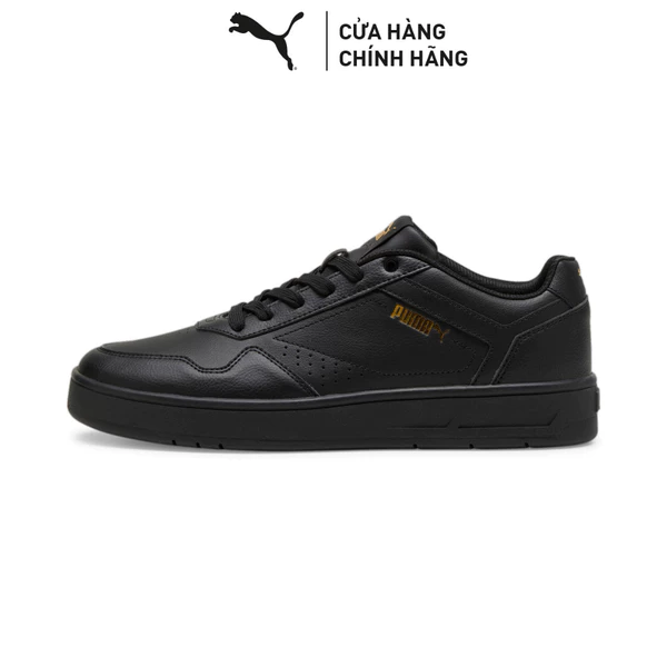 Giày Thể Thao PUMA Unisex Court Classic Black-Gold Màu Đen