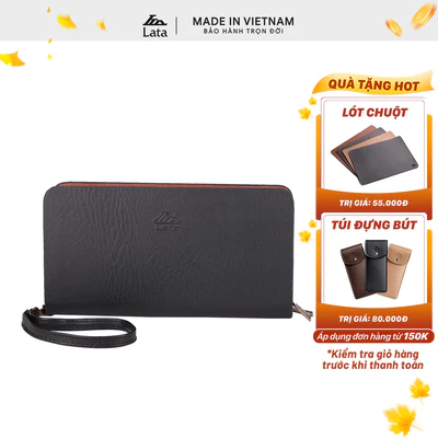 Ví Lata (Thời trang nữ kiểu cầm tay dáng dài - Ví da VN27)