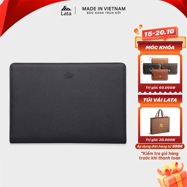 Ví Lata (Thời trang nam dáng cầm tay cỡ lớn - Ví da CT001)