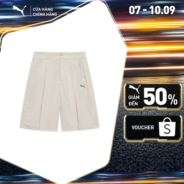 Quần Đùi Thời Trang PUMA Nữ DARE TO BERMUDA SHORTS Alpine Snow Màu Trắng