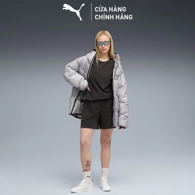Quần Đùi Thể Thao PUMA Nữ ESS ELEVATED Wash Shorts Black Màu Đen