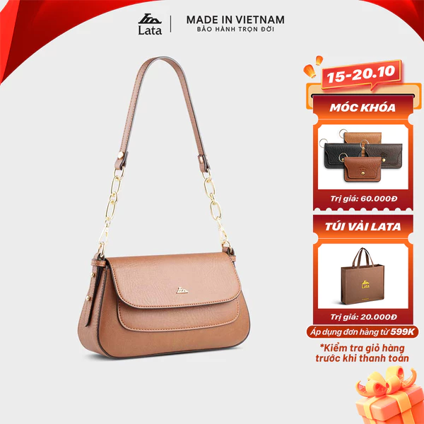 Túi Lata (Thời trang nữ đi chơi size 24 - Túi đeo chéo da HN134)