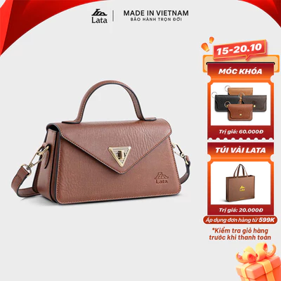 Túi Lata (Thời trang nữ đi chơi size 22 - Túi đeo chéo da HN129)