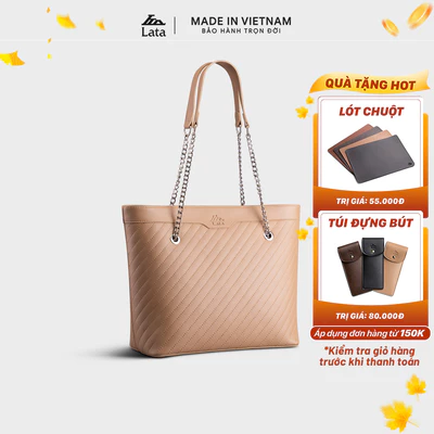 Túi Lata (Thời trang nữ đi làm cỡ trung - Túi xách da TX14)