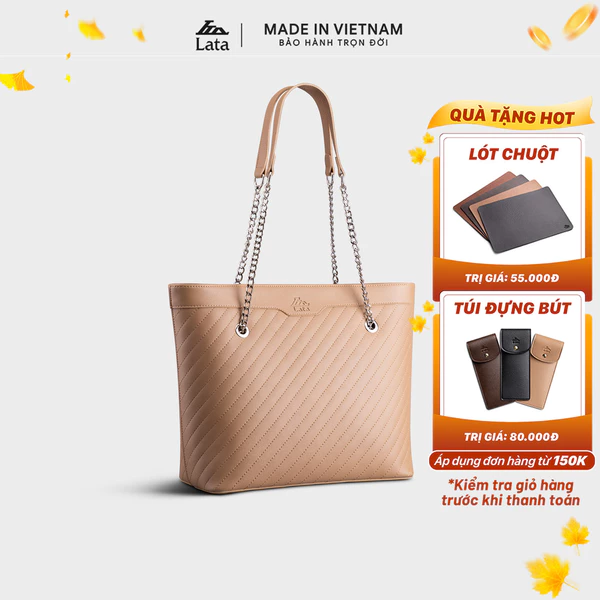 Túi Lata (Thời trang nữ đi làm cỡ trung - Túi xách da TX14)
