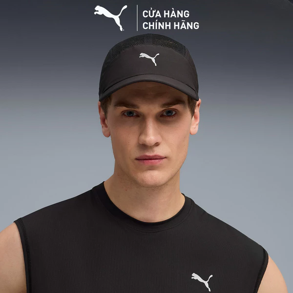Nón Thể Thao PUMA Unisex SHORT VISOR MESH 5 Panel Cap Black Màu Đen