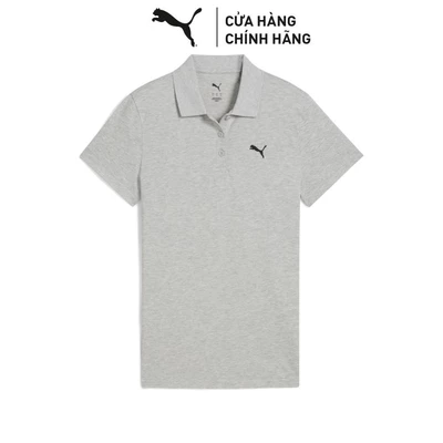 Áo Thun Polo Thời Trang PUMA Nữ ESS Light Gray Heather Màu Xám