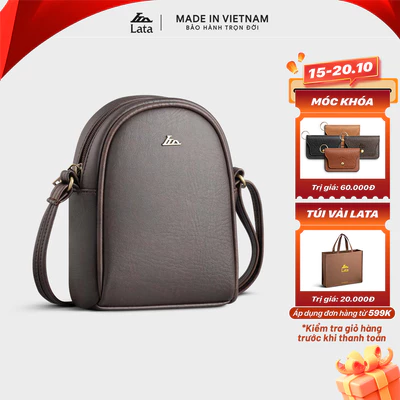 Túi Lata (Thời trang nữ đựng điện thoại mini - Túi đeo chéo da HN115)