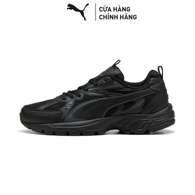 Giày Thể Thao PUMA Unisex Milenio tech_ Black-Shadow Gray Màu Đen