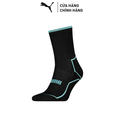 Vớ Thể Thao PUMA Unisex U Running Short Sock H.Terry 1P black / blue Màu Đen