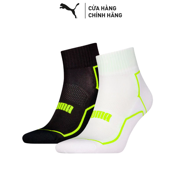 Bộ 2 Đôi Vớ Thể Thao PUMA Unisex UNISEX RUNNING QUARTER white / black Màu Trắng