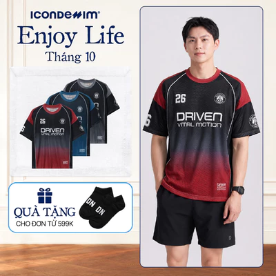 Áo Thun Nam ICONDENIM Velocity Form Boxy ATID0699