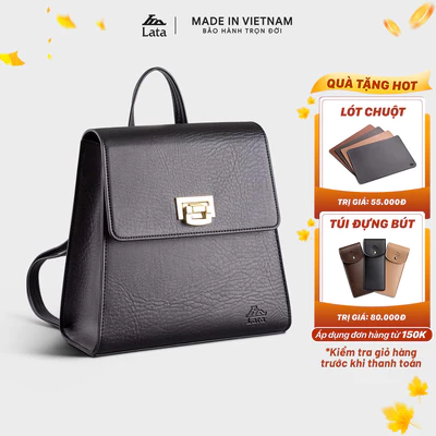 Balo Lata (Thời trang nữ công sở cỡ trung - Balo da BAL55)