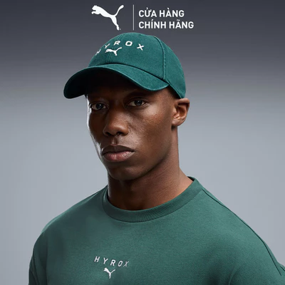 Nón Thể Thao PUMA Unisex x HYROX BB Cap Dark Green Màu Xanh Lá