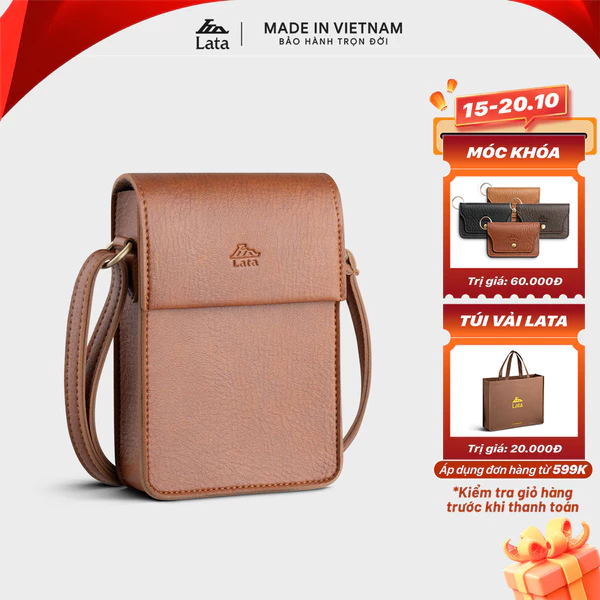 Túi Lata (Thời trang nữ đi chơi size 12 - Túi đeo chéo da HN121)