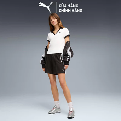 Quần Đùi Thời Trang PUMA Nữ T7 Shorts Black Màu Đen