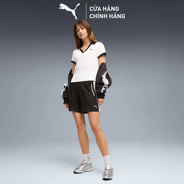 Quần Đùi Thời Trang PUMA Nữ T7 Shorts Black Màu Đen