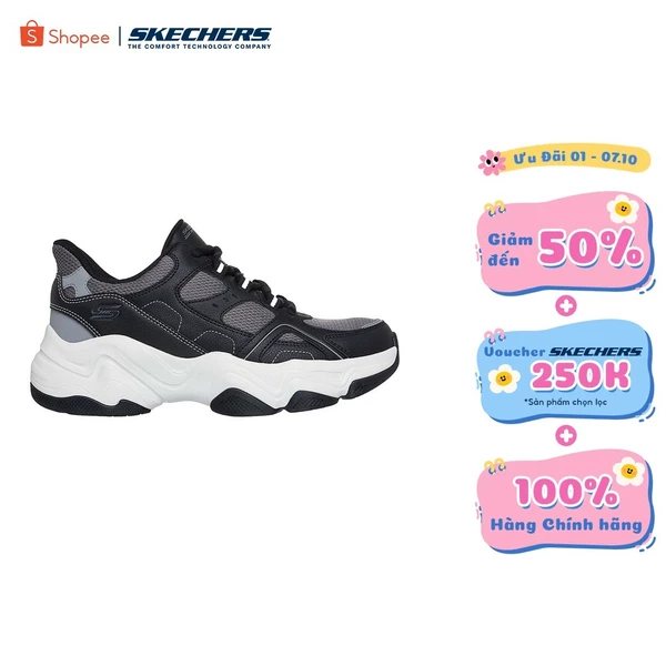 Giày Thể Thao Nam Skechers Slip-ins BOBS Diego Vast Look Thường Ngày-118331-BLK Memory Foam
