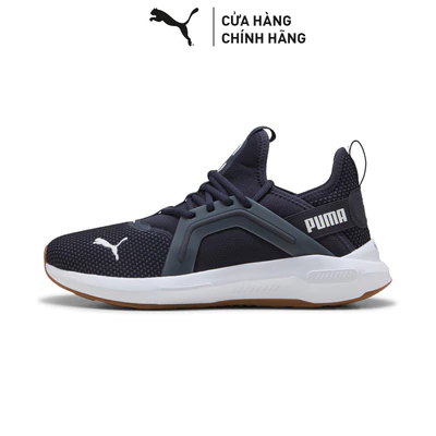 Giày Chạy Bộ PUMA Unisex Softride Enzo 5 Premium New Navy-White Màu Xanh