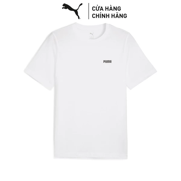 Áo Thun Thời Trang Ngắn Tay PUMA Nam ESS Small Logo Tee White Màu Trắng