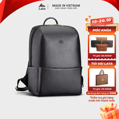 Balo Lata (Thời trang nam công sở cỡ lớn - Balo da BAL60)
