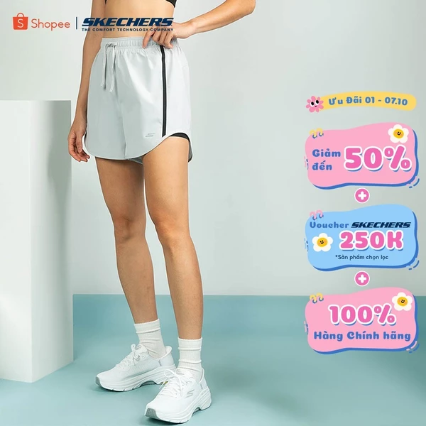 Quần Đùi Thể Thao Nữ Skechers Running Performance Shorts - SP325W294-00KW Online Sale