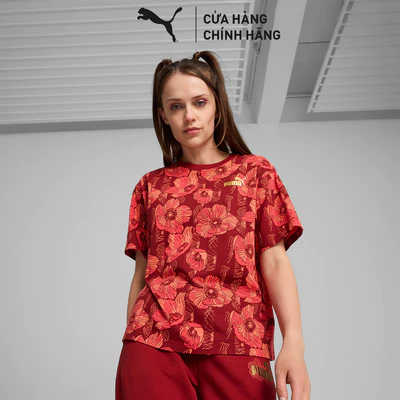Áo Thun Thời Trang PUMA Nữ ESS PLUS CLASS ACT AOP Tee